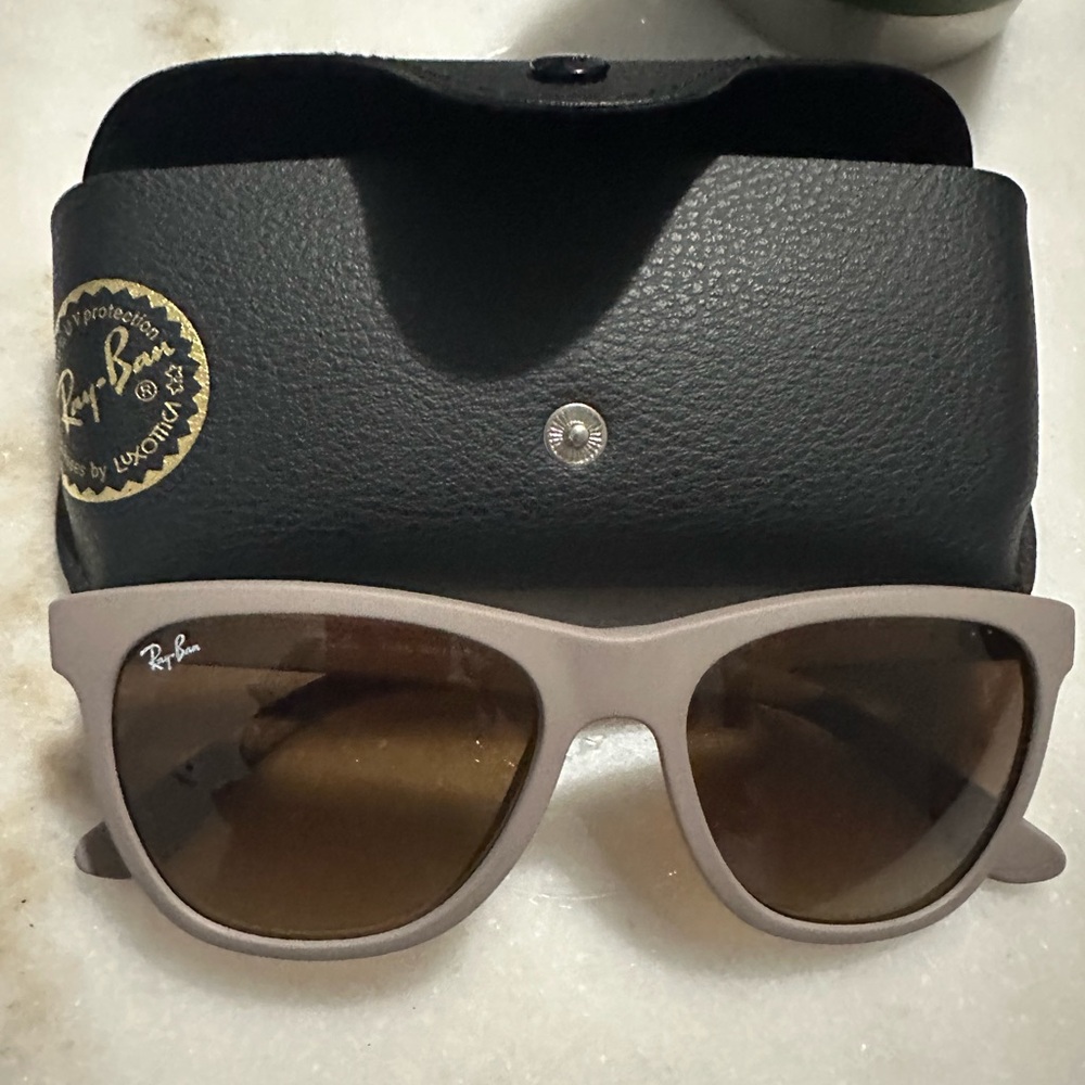 Ray-Ban High Street Matte Light Brown Sunglasses 🕶️☀️